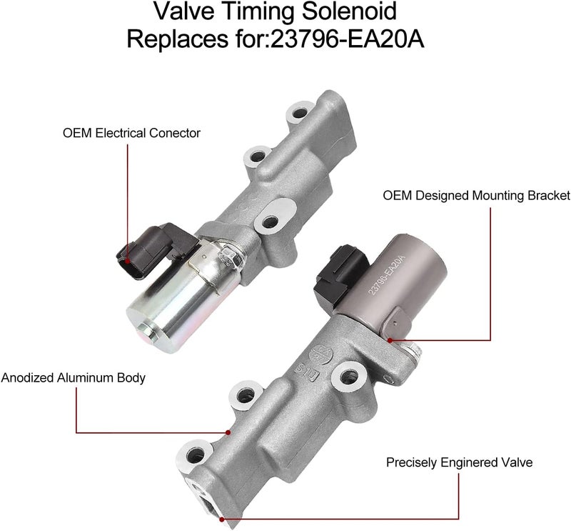 BLPextrm Engine Valve Variable Timing Solenoid Oil Control VVT Left Right Compatible with Nissan Frontier Pathfinder Xterra Quest Maxima Altima Murano 350Z OE# 23796-EA20A 23796EA20B 917-011 917-012 - Image 5